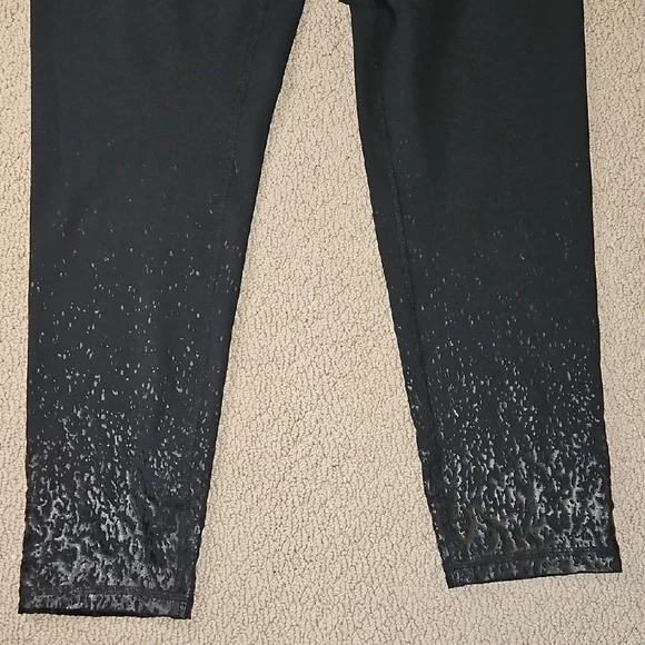 Z By Zobha Black Women's Paterned Leggings - Picture 4 of 10